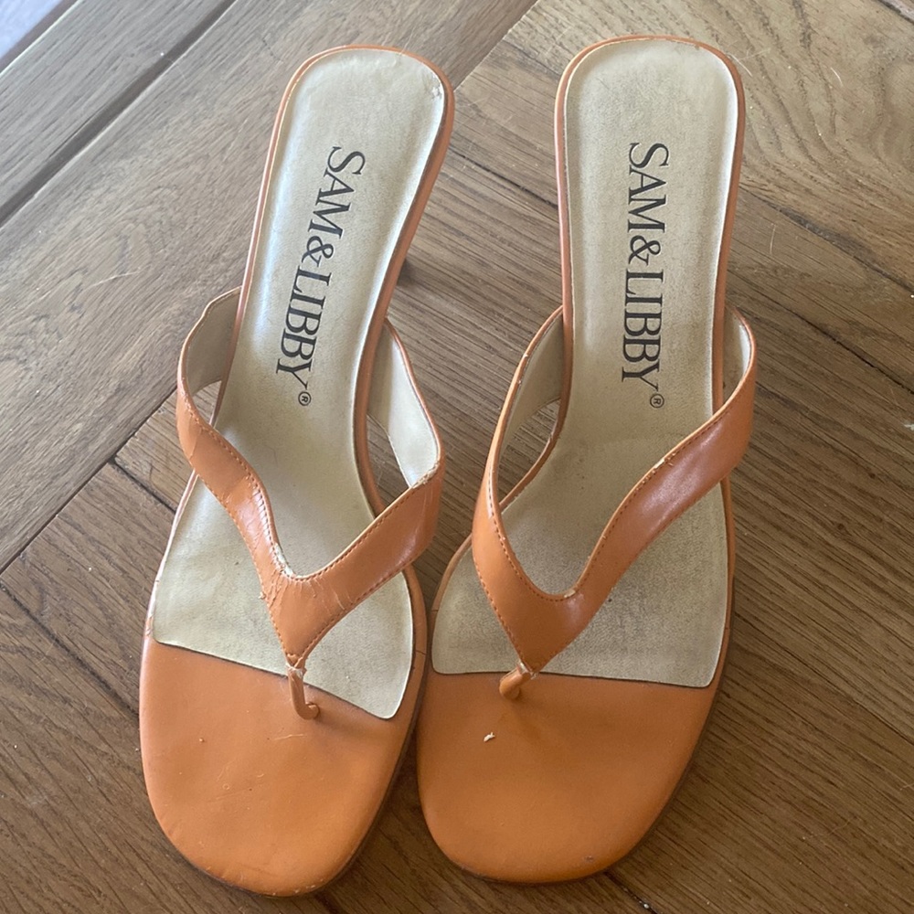 Sam & Libby kitten heal sandals, size 9